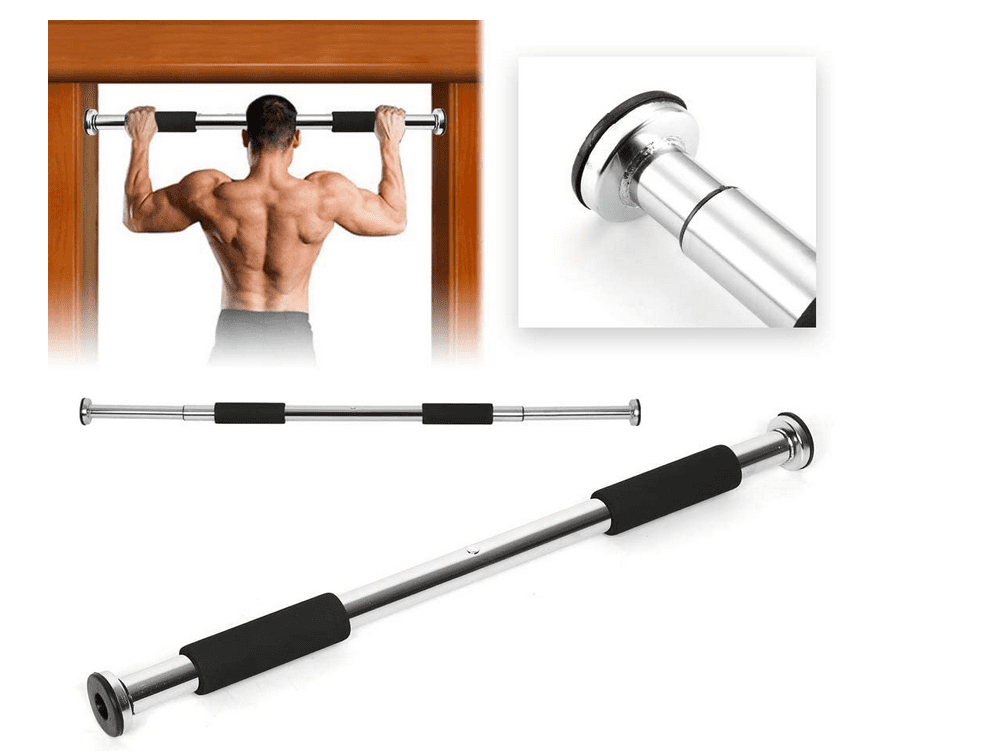 Adjustable PullUp Bar, Doorway Chin up Bar Heavy Duty Home Fitness