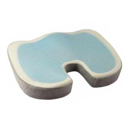 

Gel Pad Seat Cushion Comfort Support Chair Enhanced Foam Back Orthopedic Home Textiles Cushion