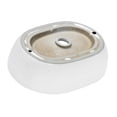 thumbnail image 5 of Ruvati Rvb0424 Vista 24" Oval Porcelain Vessel Bathroom Sink - White, 5 of 8