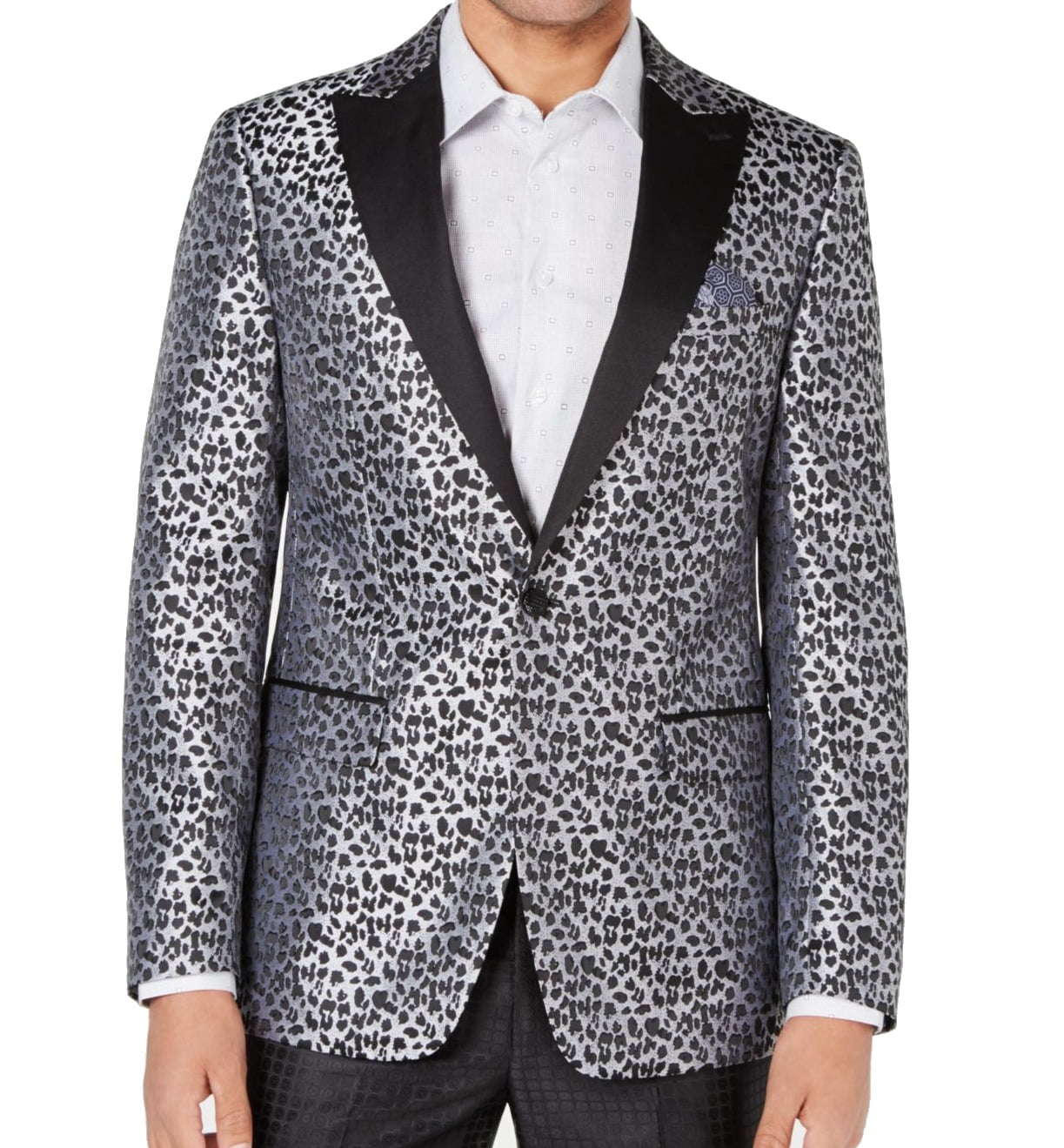 Tallia - Mens Suit Seperates R Leopard-Print Tuxedo 46 - Walmart.com ...