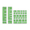 thumbnail image 1 of EIMELI Boc 46 Keys Key Caps FOS Step  Ergonomic Wear Resistant Clear Font Comfortable Typing PBT Two-color Injection Computer Mecha, 1 of 10