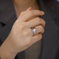 thumbnail image 4 of Comfortable Metal Rings Daily Wear Rings Hollow Statement Rings Stylish Jewelry, 4 of 11