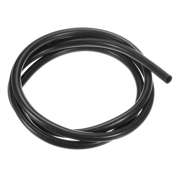 1 Pack 2 Meter Silicone Tubing, 10x12mm(IDxOD) Silicone Rubber Tube Flexible Hose Black