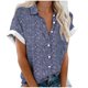 thumbnail image 1 of Mujeres Pantalones Cortos Impresos Blusas de Manga Corta Y Top Regular, Vestido de Moda de Verano Casual para Mujeres, 1 of 5