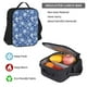 thumbnail image 5 of Balery whiet Snowflake blue background Mochila escolar 3 en 1 para niños: mochila resistente con lonchera térmica y estuche para lápices. Mochila escolar para niños y niñas., 5 of 7