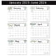 thumbnail image 5 of Calendario de pared de escritorio 2025-2026, mensual grande. Cubre de enero de 2025 a junio de 2026, los 18 meses. Calendario mensual con papel grueso para planificar y organizar el hogar o la, 5 of 8