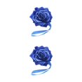 thumbnail image 2 of QualitChoice Curtain Tieback Punch-free Stylish Flower Shape Decorative Replacement Home Buckle Fastener Ornament Accessories Blue 2PCS, 2 of 6