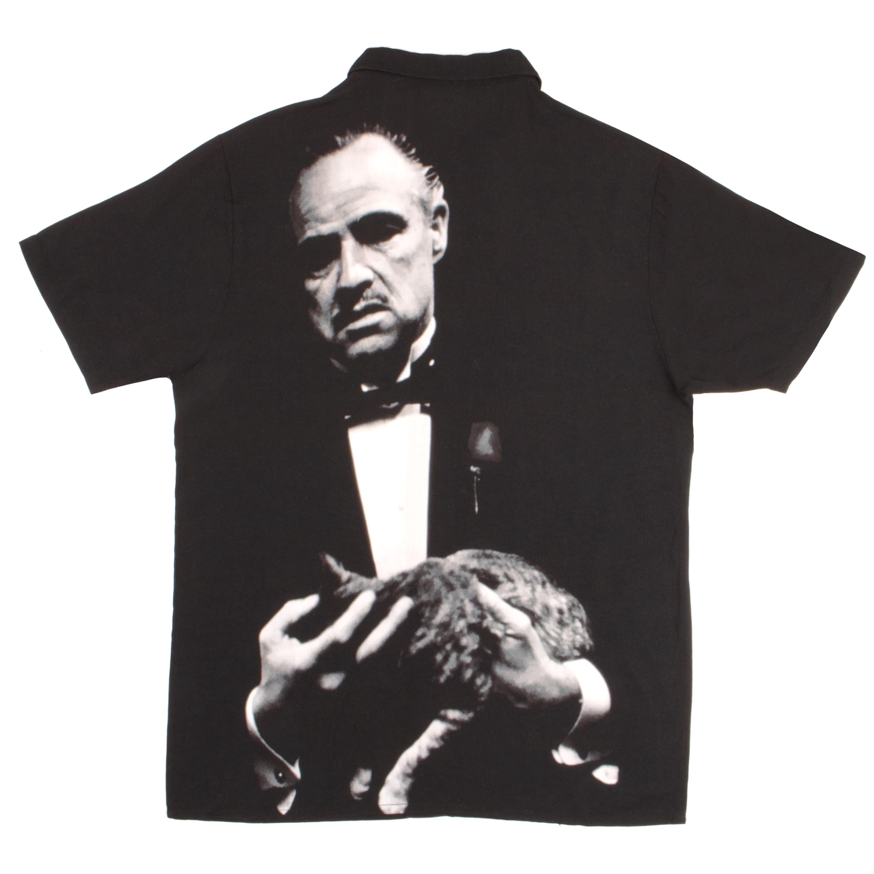 Paramount The Godfather Short Sleeve Button Down Mens Woven Shirts