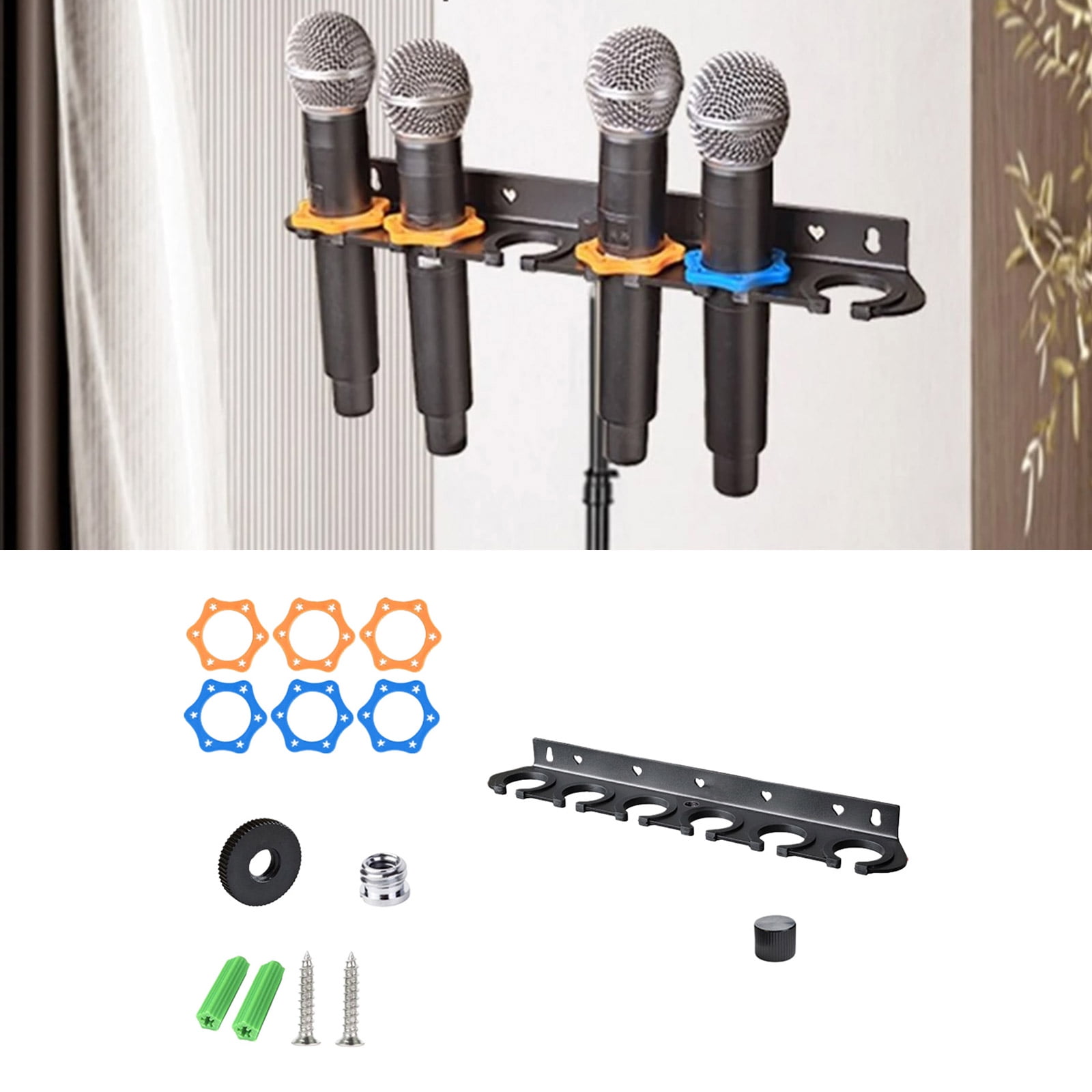 Space Saving Wall Mounted Microphone Stand with Quick Installation Perfect for Live Performances and Studios