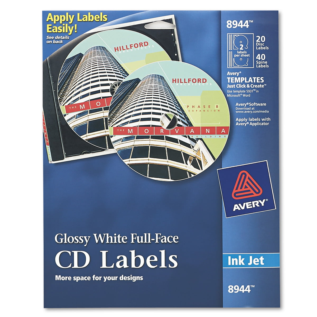 avery-inkjet-full-face-cd-labels-glossy-white-20-pack-walmart
