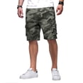 thumbnail image 2 of BRANROY Men's Lightweight Cargo Shorts - Elastic Waist Relaxed Fit Multi‑Pocket Outdoor Shorts, Great for Hiking Shorts, Beach Shorts, and Running Shorts with Breathable Fabric,Dark Gray,M, 2 of 8