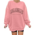 thumbnail image 2 of Los Angeles Sweatshirts for Women 2025 Long Sleeve Crewneck Casual Drop Shoulder Sweatshirt Pullover Tops Streetwear, 2 of 5