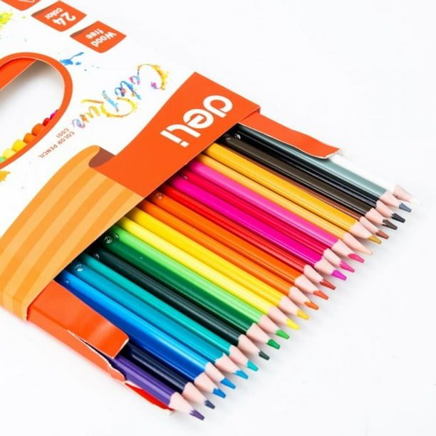 TOPWONER Colored Pencils,Set of 24 Colors,Art Supplies for Drawing Art, Sketching, Shading, Coloring Pencils for Adults, Beginners & Artists