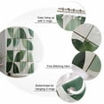 thumbnail image 7 of Shower Curtains Abstract Green Floral Geometric Bath Curtain Modern Art Waterproof Bathroom Shower Curtain Set with Hooks Decoration 72 x 72 Inches, 7 of 7