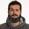 thumbnail image 2 of Visland Mens Beard Bandana , Beard Rag Beard Bib Bonnet Facial Apron Caps Beard Guard Cover, 2 of 8