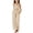 10j-Beige, variant on Teen Girls Cotton Linen Outfits 2pc Tank Top Shorts Set Sleeveless Shirt Long Wide-Leg Pants Clothing with Pocket Kids Two Piece Outfits Girls