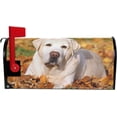 thumbnail image 2 of WOOR Cute Yellow Labrador Retriever Magnetic Mailbox Cover Oversized for Garden Yard Outdoor Decorations-20.8" x 25.5", 2 of 5