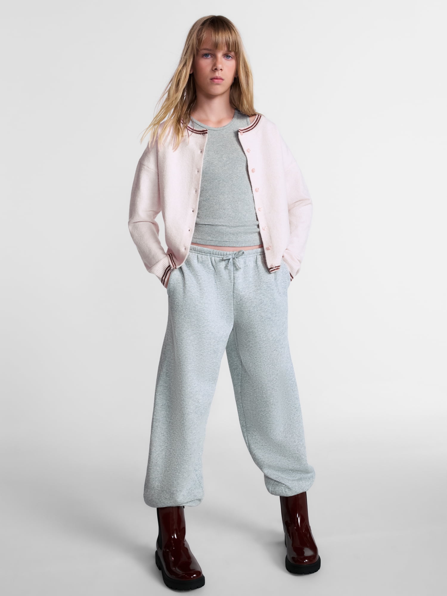 Weekend Academy Girls Fleece Joggers, Sizes 4-18