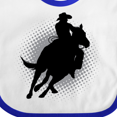 thumbnail image 4 of Inktastic Rodeo Rider Team Roping Boys Baby Bib, 4 of 4