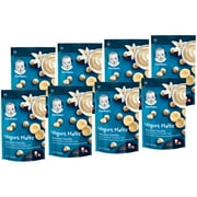 Gerber Yogurt Melts Stage 3 Baby Snack Freeze Dried Yogurt Banana Vanilla, 1 oz, Bag (Pack of 7)