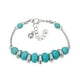 thumbnail image 1 of Pulseras de turquesa pulsera ajustable pulsera unisex pulsera de yoga pulsera azul pulsera de piedras preciosas de la joyería de turquesa pulsera de piedra natural, 1 of 5