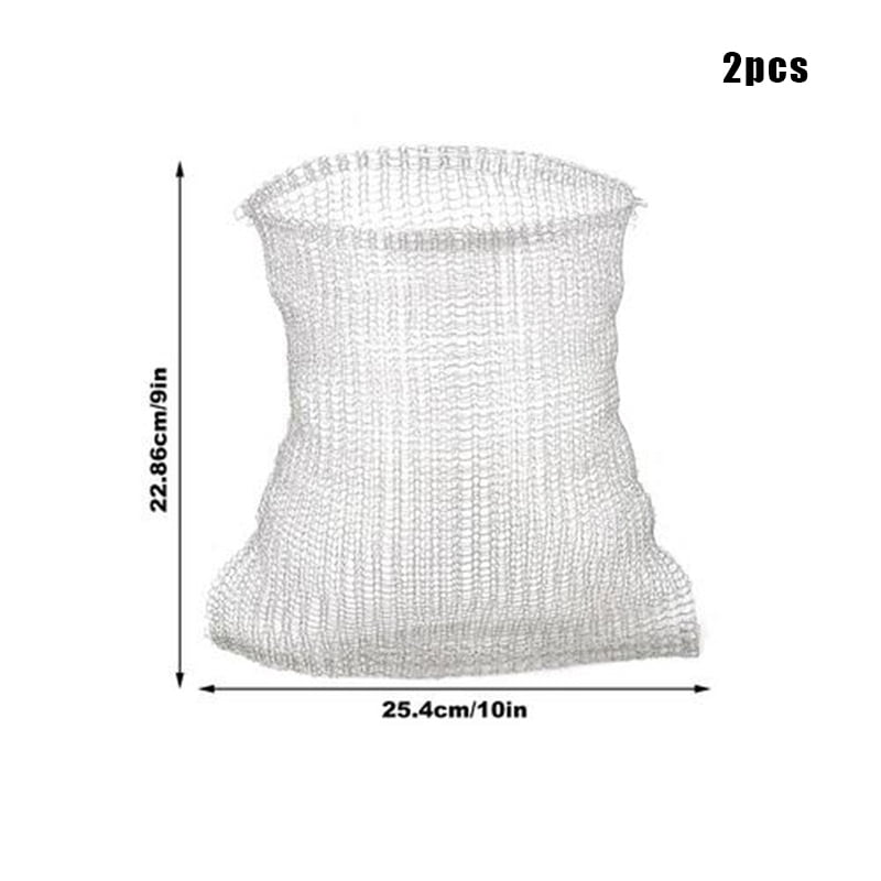 Root Protector Net Bag 2 Pcs Stainless Steel Gopher Wire Mesh Pouch
