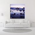 thumbnail image 2 of 14 x 14 Purple Rocks by PhotoINC Studio - Wall Art Print on Canvas Fabric Black, 2 of 3