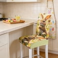 thumbnail image 5 of Antqov Easter Chair Covers Washable Bunny Eggs Chair Slipcovers Protector Removable Easter Dining Chair Covers for Party Holiday Kitchen Home Decorations, 5 of 6