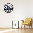 thumbnail image 3 of Forest Scenery Vinyl Wall Clock, Vinyl Record Clock Wall Art Silent & Non-ticking(12 inchs B), 3 of 6