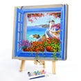 thumbnail image 2 of Cuadros Decorativos Pintura al óleo por números Paisaje de ventana Kit de artesanía de imagen sin marco para la habitación del hogar Likrtyny embutido en tela, 2 of 9