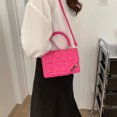 thumbnail image 2 of Bolso de moda para mujer, bolso de celosía para mujer, bolsos de mano, bolso de mano de PU, bolso de hombro (esmalte) Ndcxsfigh Para Estrenar, 2 of 7