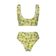 thumbnail image 5 of Daiia Cute Dinosaurs Women's Bikini Set Two Piece Swimsuit High Waisted Bikini Adjustable Straps Bikini Perfect for Beach, Pool, and Summer Vacation-XX-Large, 5 of 9