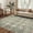 Beige Brown, variant on Nanan, 8'x10' Vintage Outdoor Rug, Vintage Medallion Pattern Non-Slip Area Rug, Washable Stain Resistant Traditional Retro Floor Carpet for Living Room Bedroom Farmhouse Decor, Dark Brown