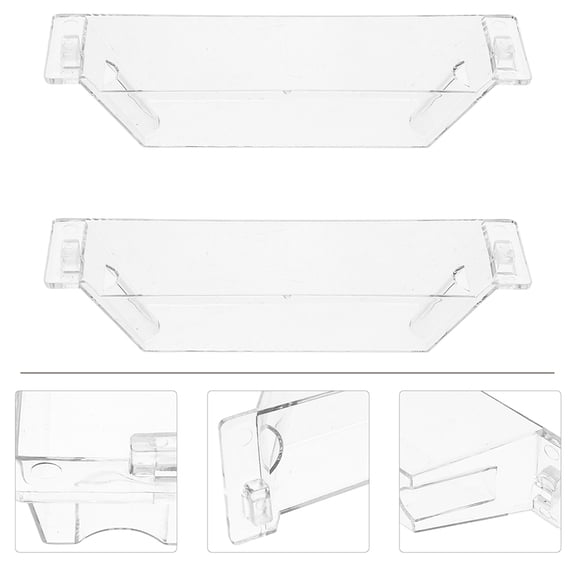Worgeous Transparent Plastic Range Hood Oil Catcher Cups for Home Use 3pcs