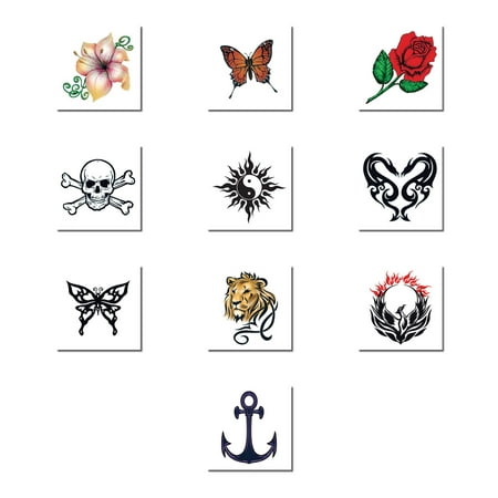 Adult Assortment Temporary Tattoo Pack (Best Temporary Tattoos For Adults)