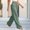 Mint Green wide leg pants for women a1, variant on BRELIL Women's Wide Leg Elastic Waist Flowy Trousers with Pockets Casual Loose Long Pants Baggy Lounge Palazzo Pants for Fall Winter Outfits, White S