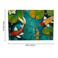thumbnail image 4 of Creowell Koi Fish Lily Pads Tapestry Home Decor 100% Polyester Wall Hanging 60x40in, 4 of 7