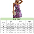 thumbnail image 4 of Yesfashion Women's Sundress Halter V Neck Tie Back Sleeveless Ruffle Mini Short Summer Beach Dresses, 4 of 4