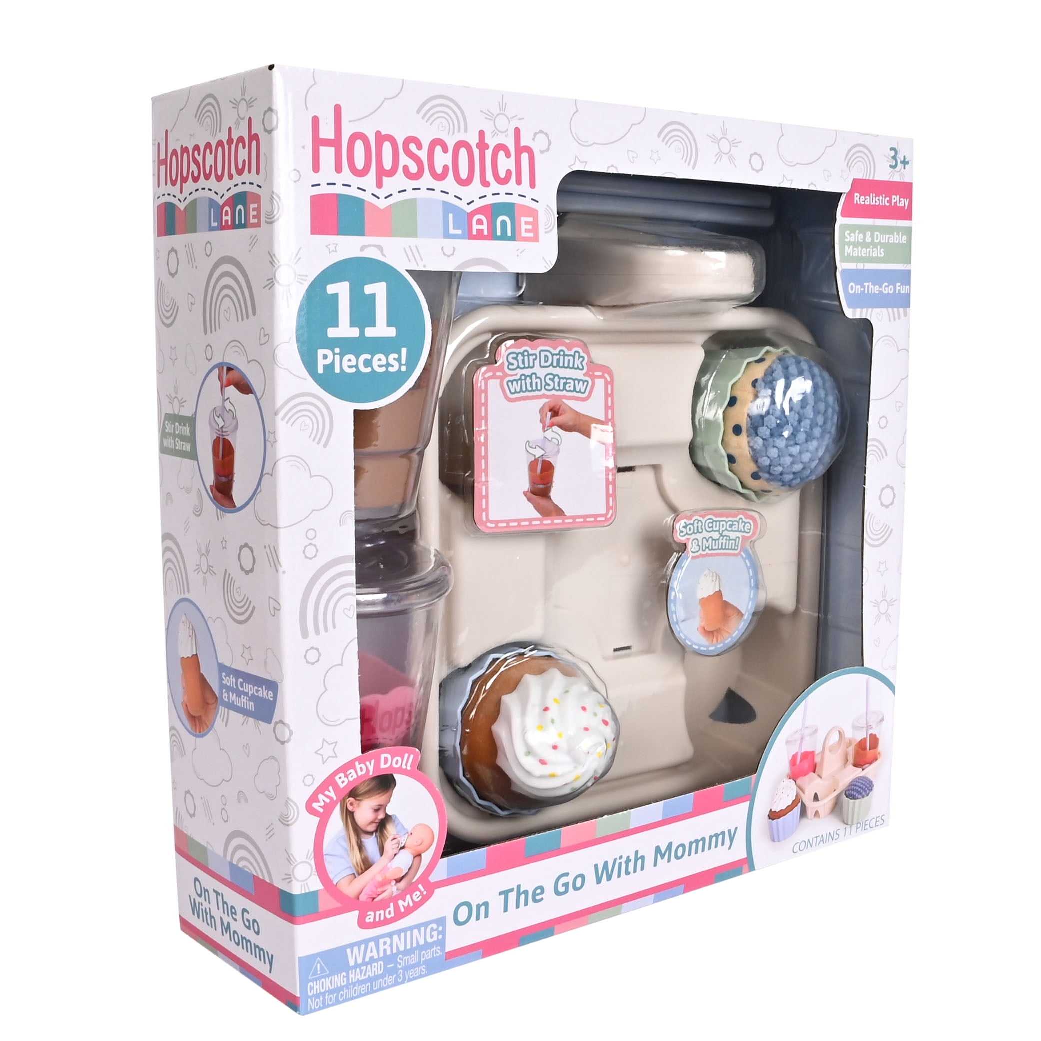 Hopscotch Lane On the Go With Mommy - Kids Play Toy Set Ages 3+