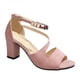 thumbnail image 4 of Nuevas sandalias de tacón grueso con correa de hebilla Sandalias de mujer de tacón alto con cuentas boca de pez Wmkox8yii  nm1226, 4 of 5