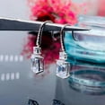thumbnail image 5 of Charm 925 Silver Drop Earring Cubic Zircon Women Wedding Engagement Gifts A Pair, 5 of 5