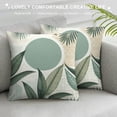 thumbnail image 3 of COMIO Summer Tropical Throw Pillow Cover Palm Green Leaves Pillow Covers Modern Home Art Decor Tropical Banana Outdoors Decorative Pillowcase for Sofa Bed Couch, 3 of 5