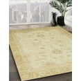 thumbnail image 2 of Ahgly Company Indoor Square Abstract Brown Gold Oriental Area Rugs, 4' Square, 2 of 6