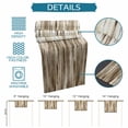 thumbnail image 6 of Brown Beige Vintage Table Runner - 108 Inch Long Retro Abstract Art Cotton and Linen Blended Dress Scarves Farmhouse Table Runner for Kitchen Dining, Coffee Table, 13" x 108", 6 of 8