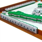 Mini 144 Mahjong Tile Set Travel Board Game Chinese Traditional Mahjong Games, Portable Size And Lightweight