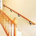 thumbnail image 5 of 6 Pcs Stainless Steel Stair Handrail Bracket, Heavy Duty Stair Rail Support, Railing Brackets for Flat Rails,60mm x 60mm, 5 of 5