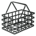 thumbnail image 2 of HUBERT® Black Metal Tobacco Basket with Handles - 12"L x 7 3/4"W x 6"H, 2 of 6