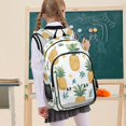 thumbnail image 7 of FORMRS Unisex School Backpack 17" Student Travel Bag with Laptop Compartment, Pineapple, 7 of 7