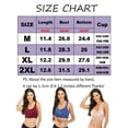 thumbnail image 2 of 3 Pack Womens Sexy Lace Padded Bra Sport Crop Top Lingerie Cotton Push up Bras Size M L XL 2XL, 2 of 8