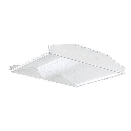 RAB Lighting SWISH Center Basket Troffer LED 2x2 19W Warm Ceiling Dimmable White